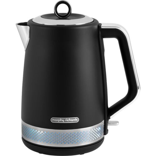 Morphy Richards 108020 Illumination Black Kettle Limescale Filter 3000 Watt