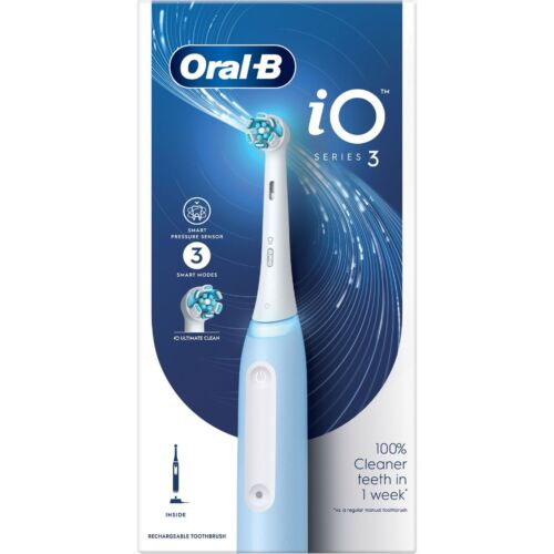 Oral B iO™ 3 Electric Toothbrush With Timer Ice Blue