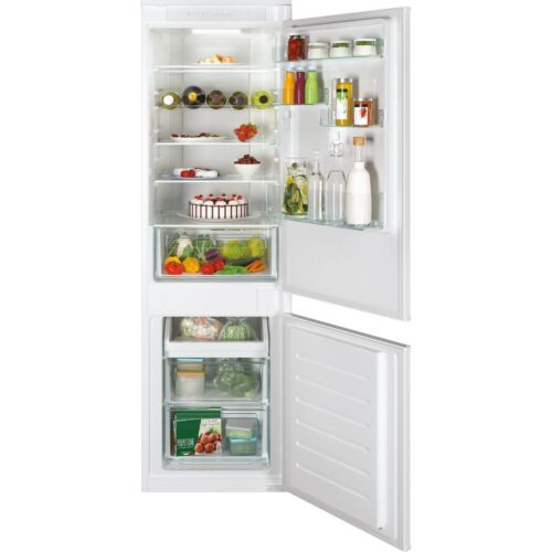 Baumatic BBT3518EWK 54cm Built In Fridge Freezer White E Rated