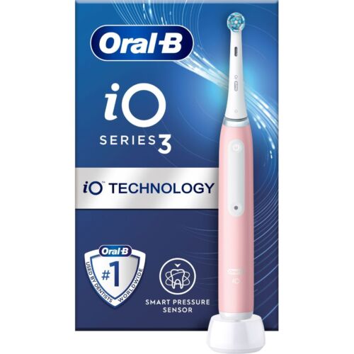 Oral B iO™ 3 Electric Toothbrush With Timer Blush Pink