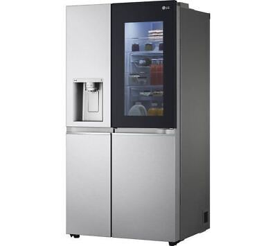 LG InstaView American-Style Smart Fridge Freezer - Stainless Steel - REFURB-B