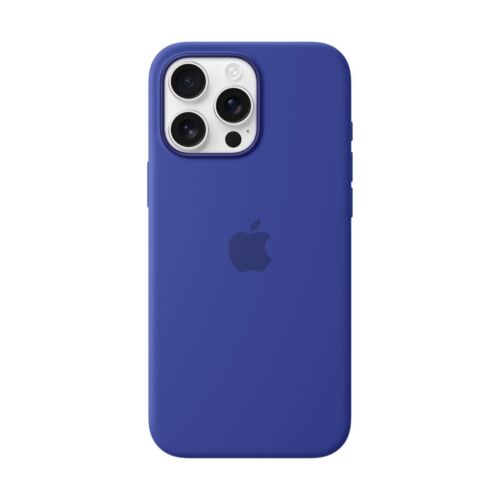 Apple Silicone Case with MagSafe' For iPhone 16 Pro Max Ultramarine