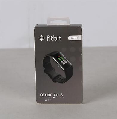 FITBIT Charge 6 Fitness Tracker - Obsidian, Universal - DAMAGED BOX