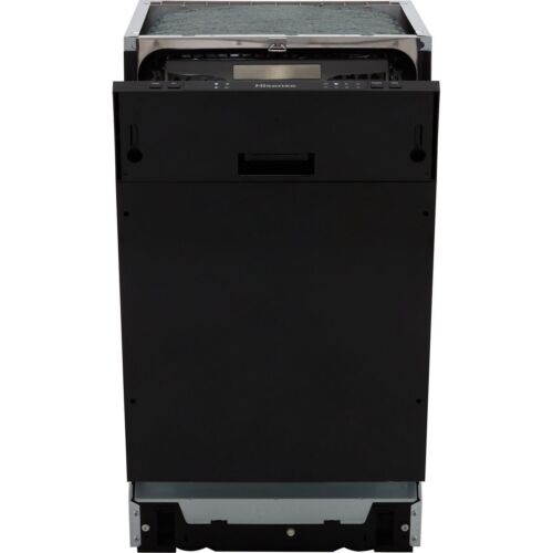 Hisense HV520E40UK Fully Integrated Dishwasher Slimline 45cm 11 Place Black E