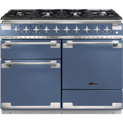 Rangemaster ELS110DFFSB Elise 109cm Dual Fuel Range Cooker 6 Burners Stone Blue