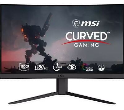 MSI G24C4 E2 Full HD 24" Curved VA Gaming Monitor - DAMAGED BOX