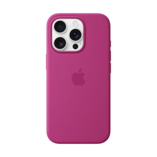 Apple Silicone Case with MagSafe For iPhone 16 Pro Fuchsia