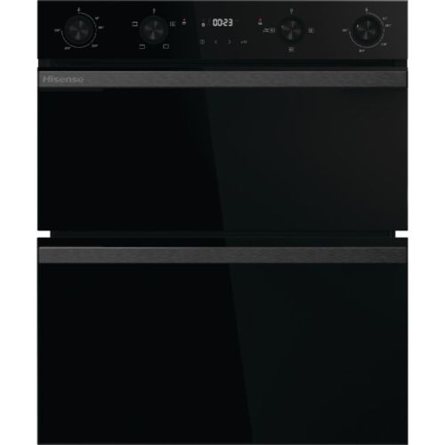 Hisense BUD714221CDBG Built Under 60cm Electric Double Oven Black A/A