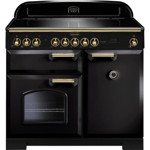 Rangemaster CDL100EIBL/B Classic Deluxe 99cm Electric Range Cooker 5 Burners