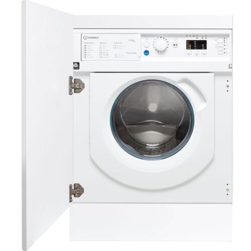 Indesit BIWDIL75125UKN Built In Washer Dryer 7Kg 1200 rpm White F Rated