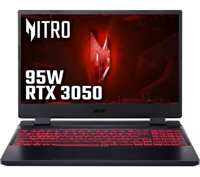 ACER Nitro 5 15.6" Gaming Laptop - Intel® Core™ i7, RTX 3050,- DAMAGED BOX