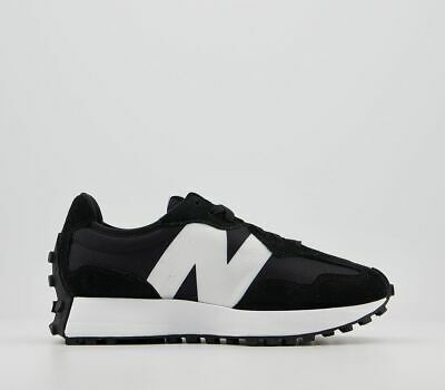 Mens New Balance 327 Trainers Black White Trainers Shoes
