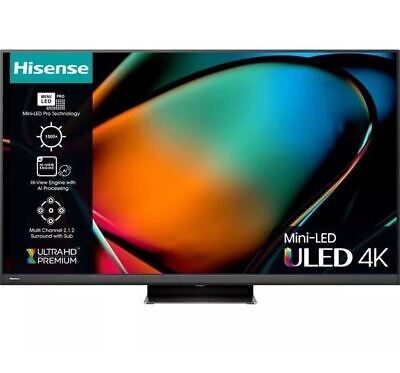 HISENSE 55U8KQTUK 55" Smart 4K Ultra HD HDR Mini-LED TV - REFURB-A