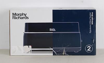 MORPHY RICHARDS - 4-Slice Toaster - Midnight Blue - DAMAGED BOX