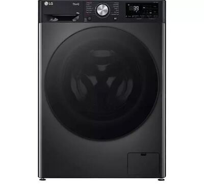 LG TurboWash 360 F2Y709BBTN1 Washing Machine - Platinum Black - REFURB-