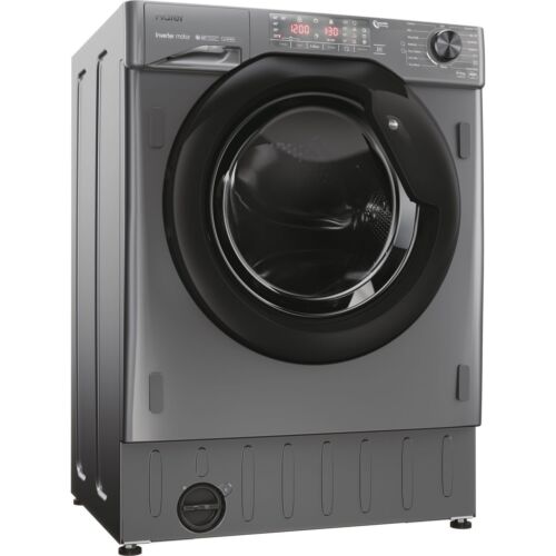 Haier HWDQ90B416FWBRUK Built In Washer Dryer 9Kg 1600 rpm D Graphite