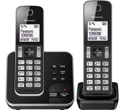 PANASONIC KX-TGD622EB Cordless Phone - Twin Handsets - DAMAGED BOX