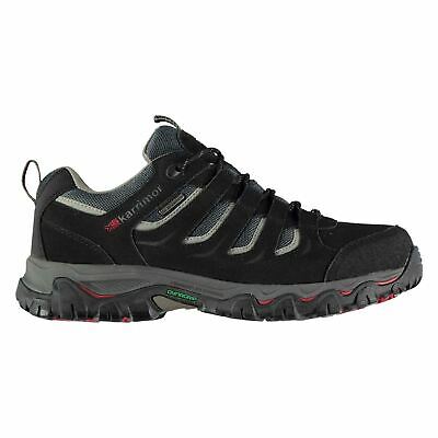 Karrimor Mens Mount Low Walking Shoes Lace Up Treking Hiking Trainers Waterproof