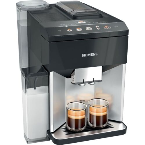 Siemens TQ513GB1 EQ500 Bean to Cup Coffee Machine 15.0 bar Silver / Black