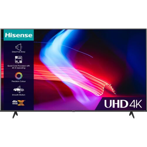 Hisense 58A6KTUK 58 Inch LED 4K Ultra HD Smart TV Bluetooth WiFi