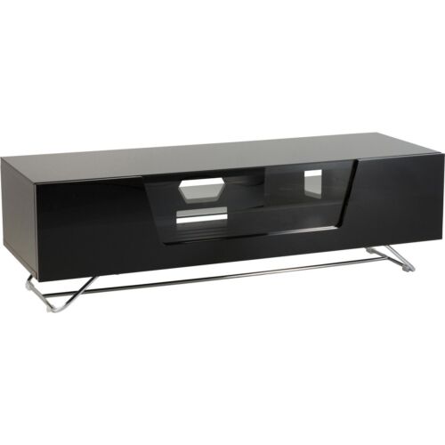 Alphason CRO2-1200CB-BLK Chronium 2 Shelf TV Stand Black