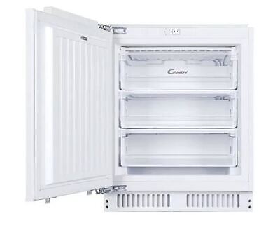 CANDY CUS68EWK Integrated Undercounter Freezer - Fixed Hinge - REFURB-A