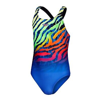 Speedo Kids Digi Plmt 1pc One Piece Pool Beach Swimsuit Swimwear