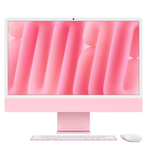 Apple M4 iMac 24 Inches Desktop 512GB 16 GB RAM 2024 Pink