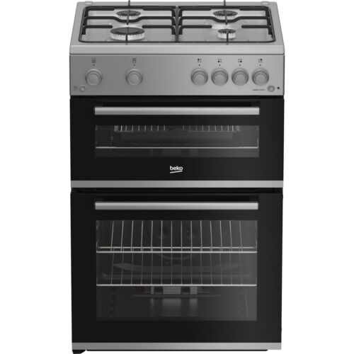 Beko FTG6201S Gas Cooker with Gas hob Hob 60cm Free Standing Silver New