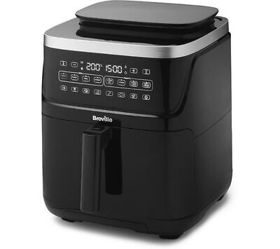 BREVILLE Halo Steam VDF133 Air Fryer - Black - DAMAGED BOX