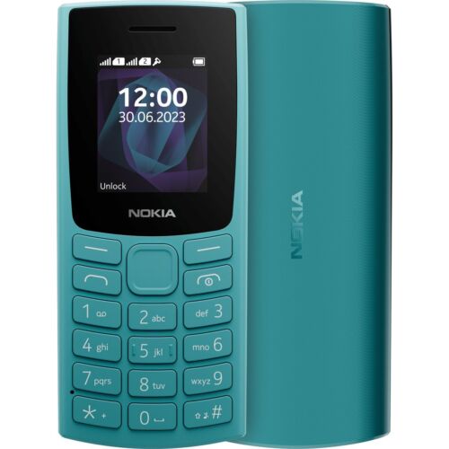 Nokia 105 Mobile Phone In Cyan