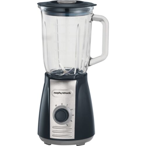 Morphy Richards 403010 Total Control Glass Blender 600 Watt 1.5 Litres Grey