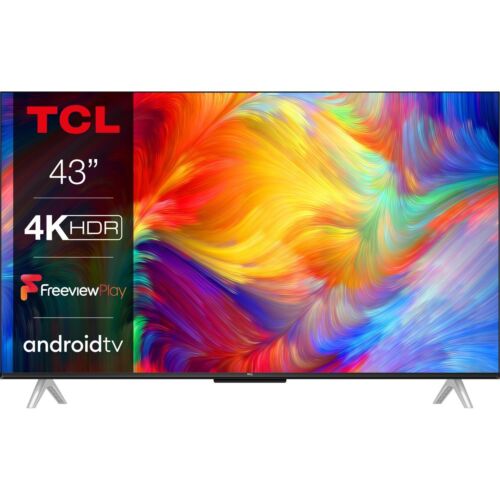 TCL 43P638K 43 Inch LED 4K Ultra HD Smart TV Yes HDMI Bluetooth WiFi