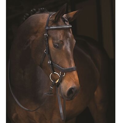 Rambo Micklem Diamante Competition Bridle Hand Finished Leather Padded