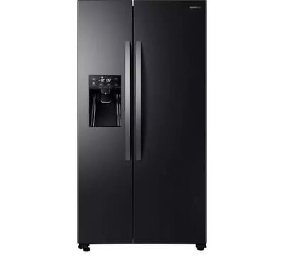 KENWOOD KSBSDIT23 American-Style Fridge Freezer - Black - REFURB-C