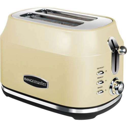 Rangemaster PCG RMCL2S201CM Classic 2 Slice Toaster Matte Cream