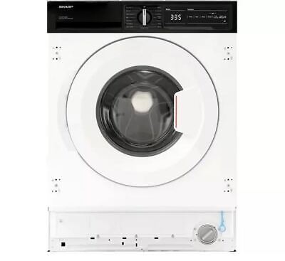 SHARP ES-NIH714BWA-EN Integrated 7 kg 1400 Spin Washing Machine - REFURB-C