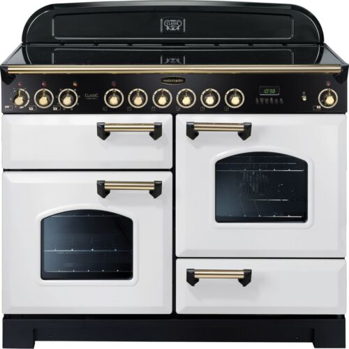 Rangemaster CDL110ECWH/B Classic Deluxe 110cm Electric Range Cooker 6 Burners