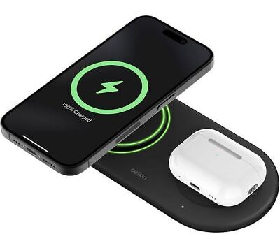 BELKIN BoostCharge Pro 2-in-1 Qi2 Wireless Charging Pad - DAMAGED BOX