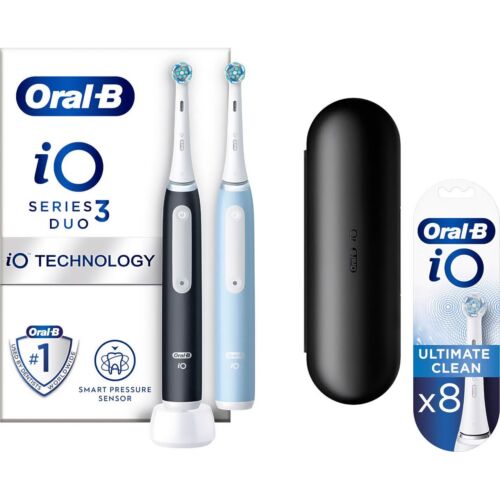 Oral B iO™ 3 Electric Toothbrush With Timer Blue / Black