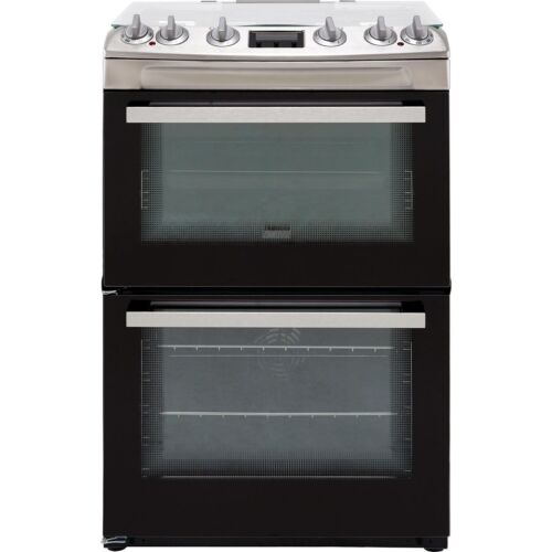 Zanussi ZCK66350XA Free Standing Dual Fuel Cooker with Gas Hob 60cm Stainless