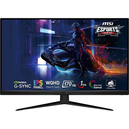 MSI CMS G321Q Wide Quad HD 170 Hz 31.5 Inches Monitor Black