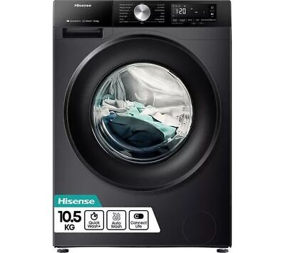 HISENSE WF3S1043BB3 10 kg 1400 Spin Washing Machine - Black- REFURB-C