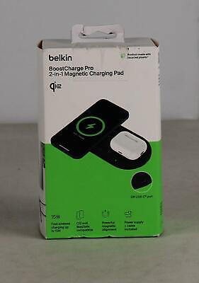 BELKIN BoostCharge Pro 2-in-1 Qi2 Wireless Charging Pad - DAMAGED BOX