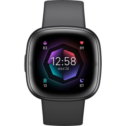 Fitbit CMS Waterproof Smart Watch S/L Shadow Grey/Graphite Aluminium Case