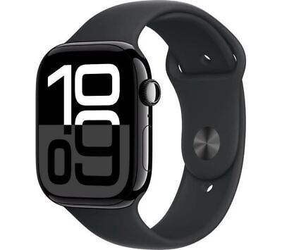 APPLE Watch Series 10 - 46 mm Jet Black Aluminium Case - DAMAGED BOX