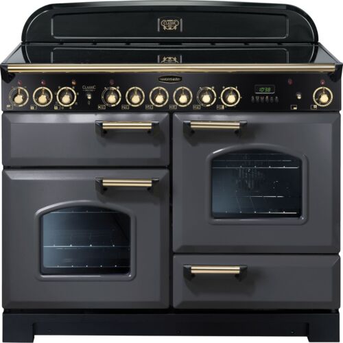 Rangemaster CDL110ECSL/B Classic Deluxe 110cm Electric Range Cooker 6 Burners