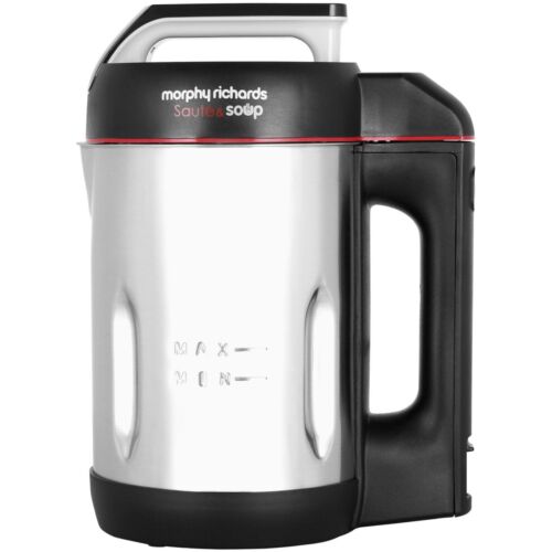 Morphy Richards 501014 Sauté and Soup 1.6 Litres Soup Maker Stainless Steel New