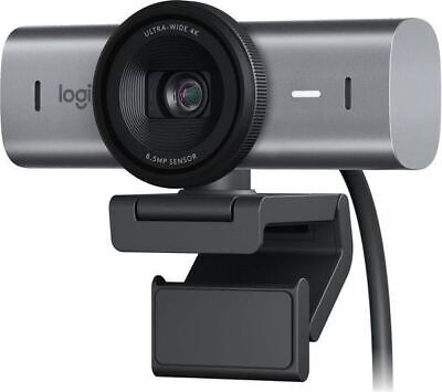 LOGITECH MX Brio 4K Ultra HD Webcam - Graphite - DAMAGED BOX