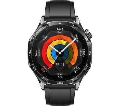 HUAWEI Watch GT 5 - Black, Fluoroelastomer Strap, 46 mm - DAMAGED BOX